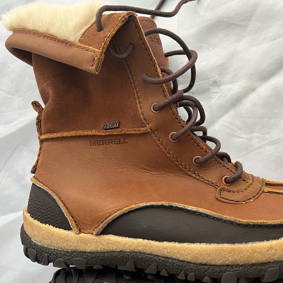 Merrell Tremblant Mid Polar Cut Waterproof Insulated Hiking Boot sz 8,5 - Picture 7 of 13